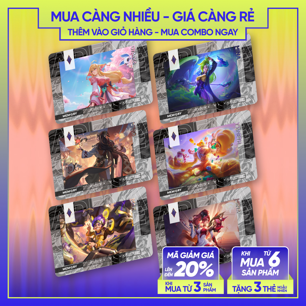 Dyadia Mina Max Ming Y’Bneth | CARD BO GÓC SKIN LIÊN QUÂN MOBILE - ARENA OF VALOR SP