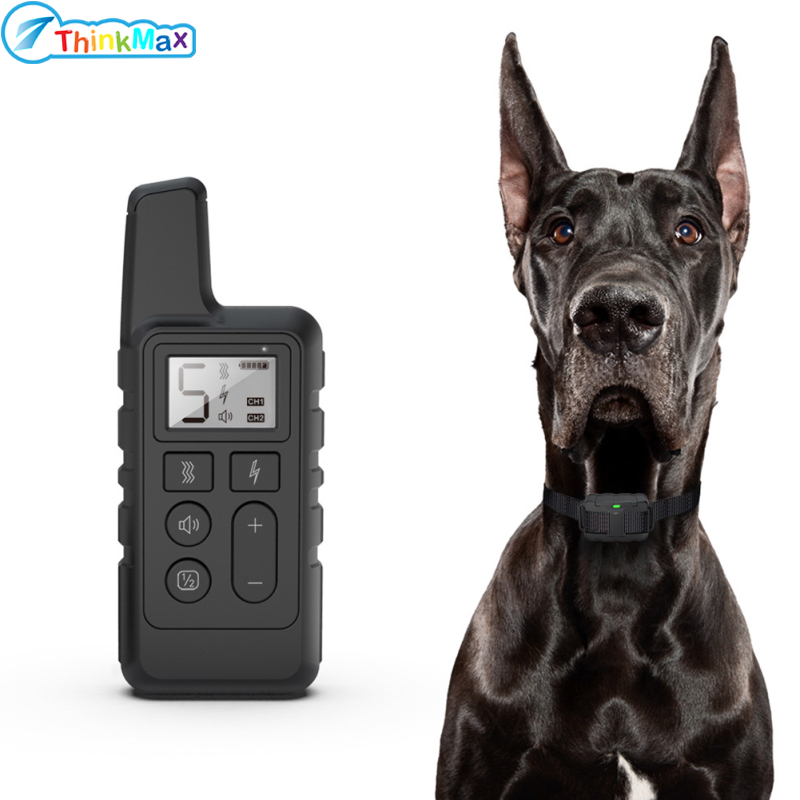 Dog Training Collar Electric Shock Vibration Sound Anti