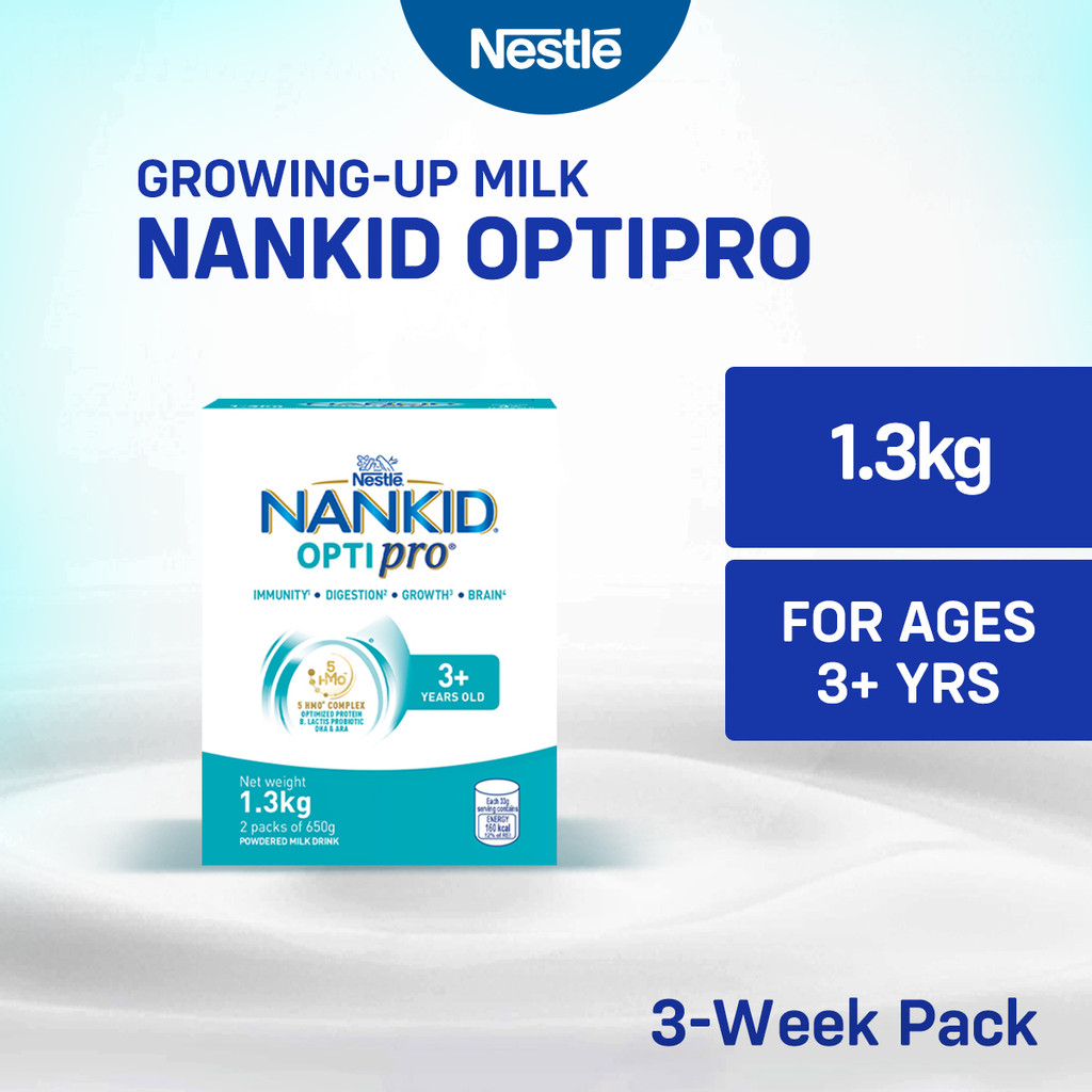 NANKID OPTIPRO Four Growing-Up Milk Powder for Children 3+ Years Old 1.3kg