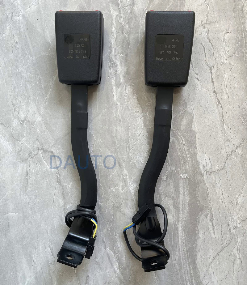 2 chiếc ổ cắm kết nối 1kd857756 1kd85755 cho VW Passat B6 Jetta MK5 Bora Golf 5 biến thể khóa dây an toàn phía trước xe