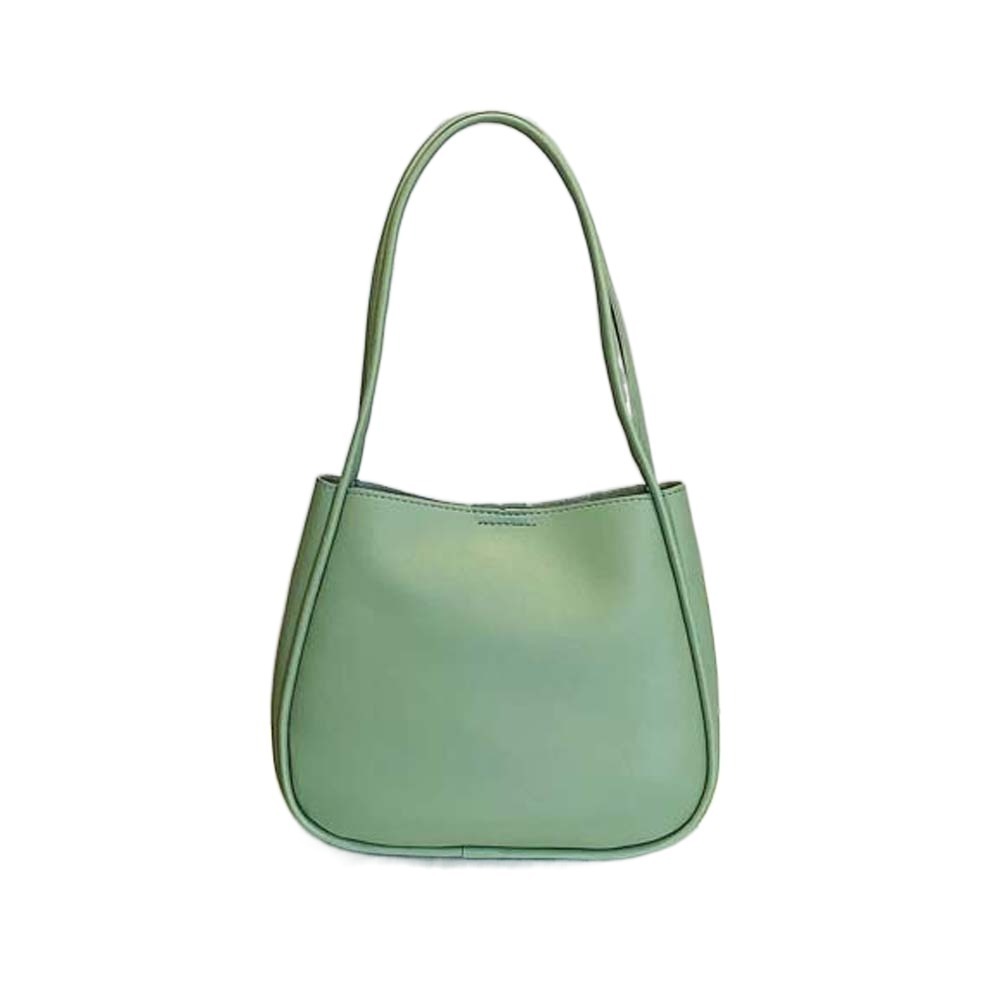 HERWK Dung lượng lớn Túi tote PU mềm Thanh lịch Chống nước bắn tung tóe Túi xách màu sắc đồng nhất Mua sắm Polyester Túi xách nách Pháp Phụ nữ - 5