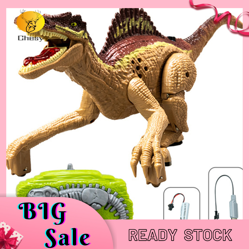 Remote Control Dinosaur Toys For Kids 2.4Ghz Realistic Jurassic Dinosaur RC Robot Toy With Light Sound Birthday Gifts For Boys Girls ราคา 442 บาท*ส่งฟรี