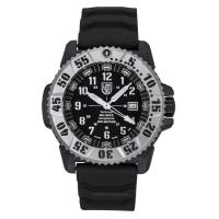 Luminox MIL-SPEC Rubber And Nylon Strap Black Dial Quartz Divers XL.3351.1.SET 300M Mens Watch With Extra Strap