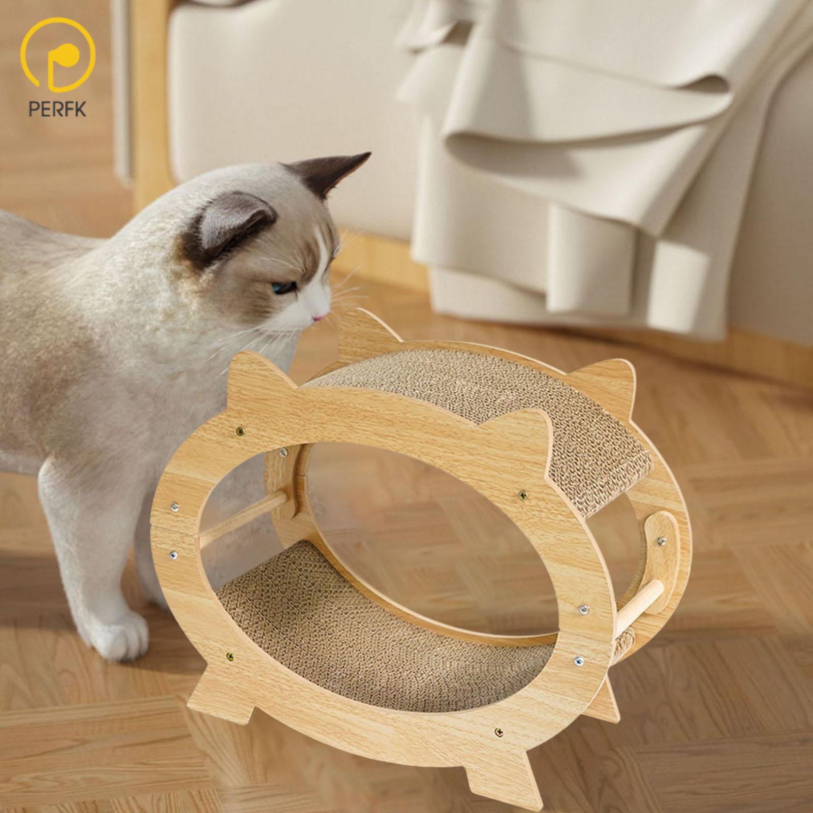 Cat Scratcher Board Bed Pet Cat Toys Interactive Play Toy Cat Lounge Bed Grind Claws for Kitten Wear Resistant Scratch Pad Pet Accessories ราคา 34,150 บาท*ส่งฟรี