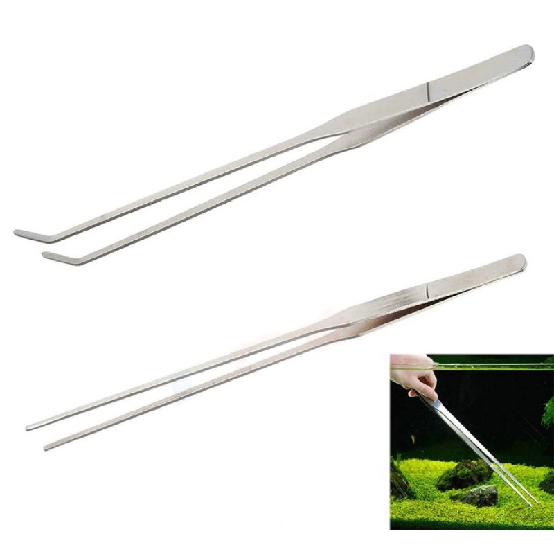 Nhíp trồng cây thủy sinh dài 27cm . Rain Aqua