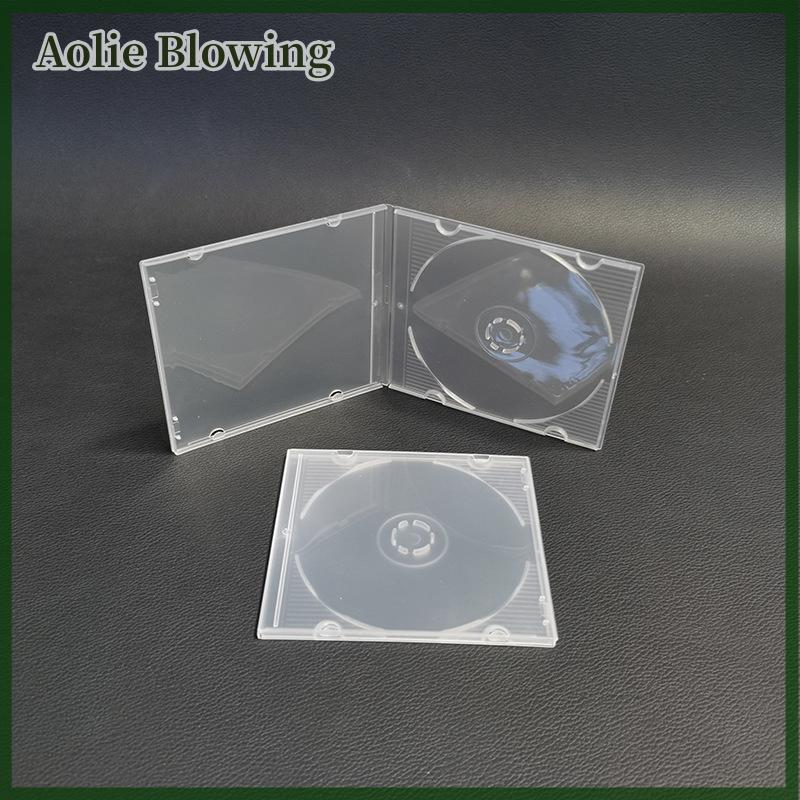 Aolie 1PC 8cm readstar trong suốt PP siêu mỏng tiêu chuẩn DVD trường hợp 3inch CD Gói xách tay CD hộp lưu trữ