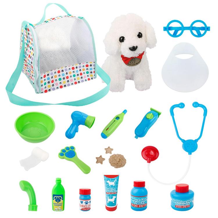 Pet Care Play Set Doctor Kit Vet Puppy Dog Toys 3