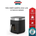 Nồi chiên không dầu 6.5L SUNHOUSE SHD4092