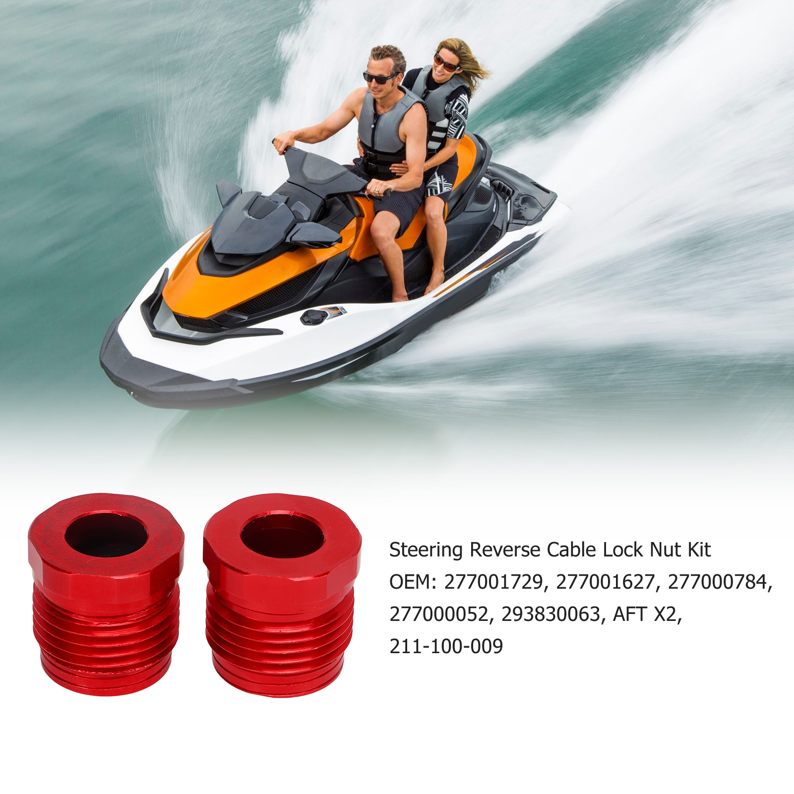 277001627 Vòng đệm bít cường độ cao chỉ đạo đảo ngược Khóa dây cáp Nut Kit cho xe ô tô