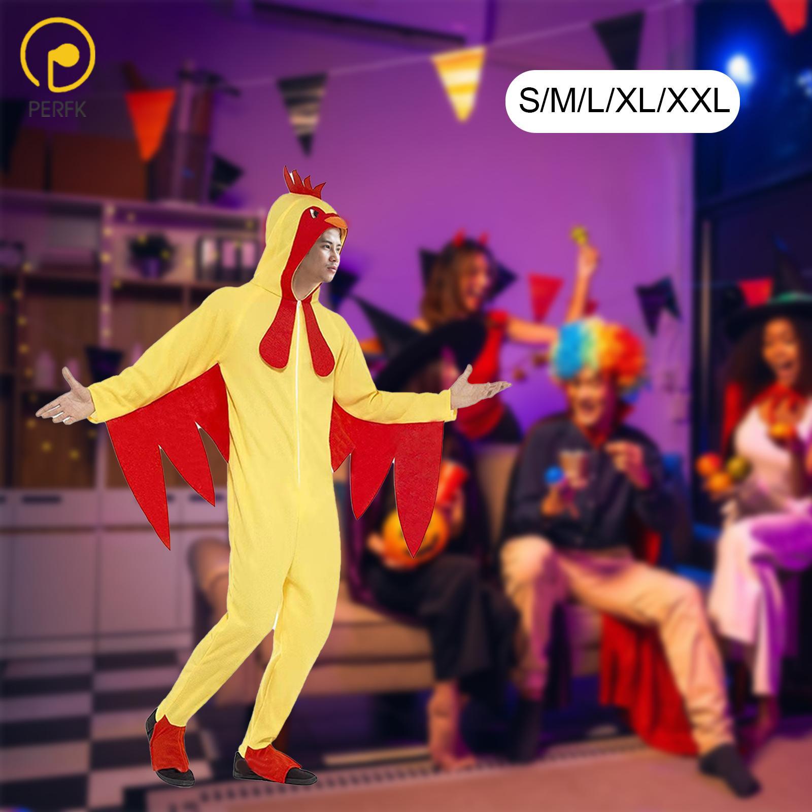 Chicken Costume Adult Lovely Halloween Dress up for Carnival Masquerade Festival ราคา 1,002 บาท*ส่งฟรี