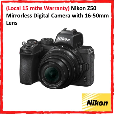 (Local 15 mths Warranty) Nikon Z50 Mirrorless Digital Camera with 16-50mm Lens + freegifs