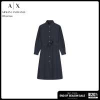 Armani Exchange ชุดเดรสผู้หญิง รุ่น XW001794-AF21337-MB001 สีกรมท่า