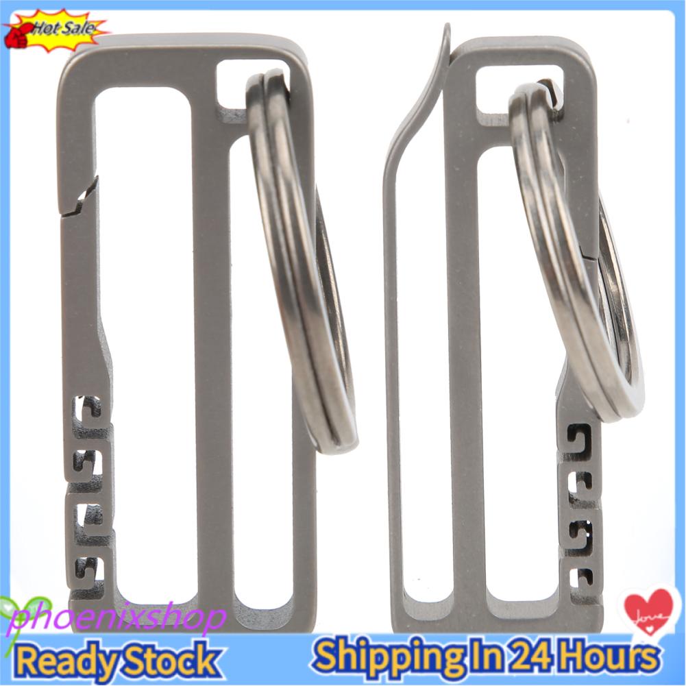 Phoenixshop Alloy Belt Loop Easy To Carry Fine Craftsmanship in Weight for