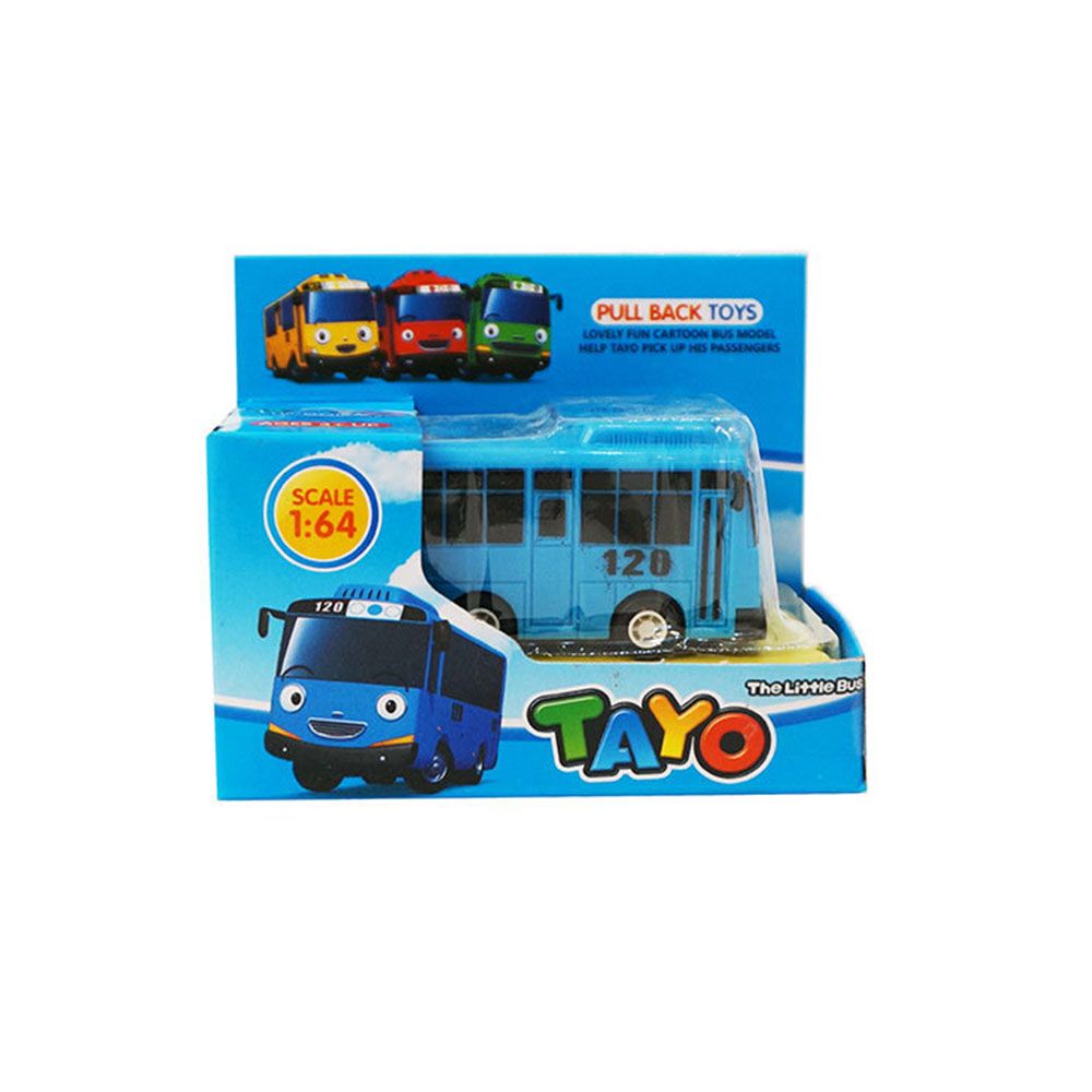 Kéo trở lại quà tặng sinh nhật Đồ chơi bé nhỏ TAYO xe buýt Xe hơi mô hình