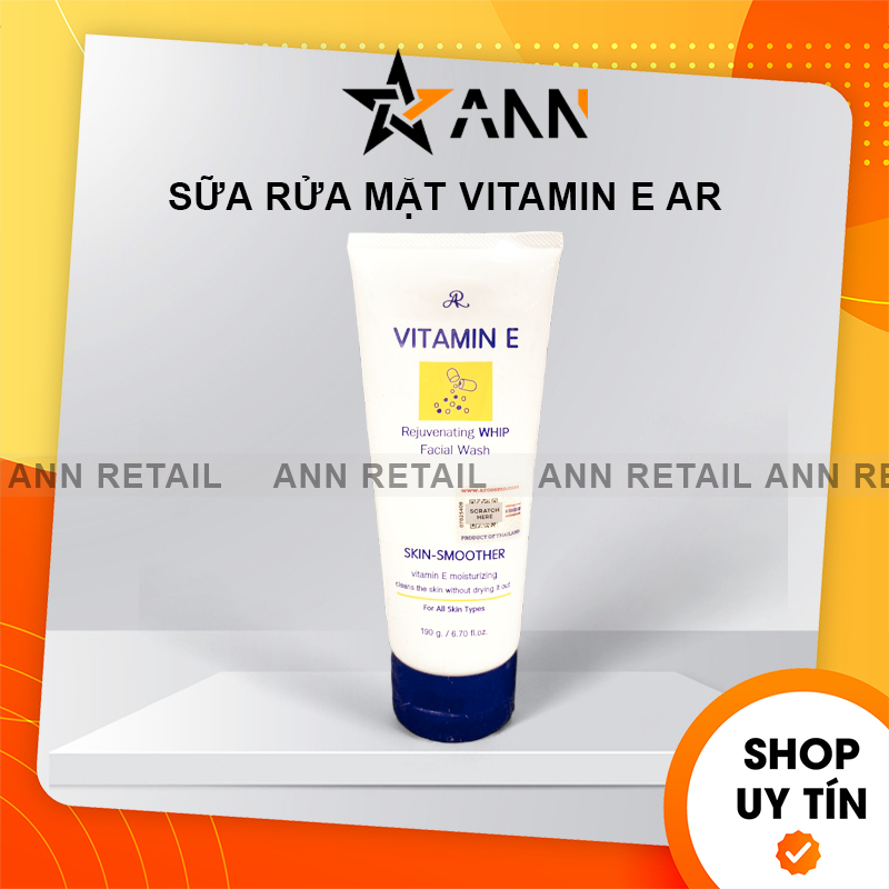 Sữa rửa mặt vitamin e ar thái lan tuýp 190g