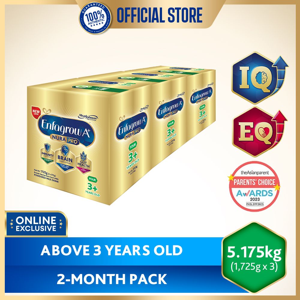 Enfagrow A+ Four NuraPro Powdered Milk Drink for 3+ Years Old 5.175kg