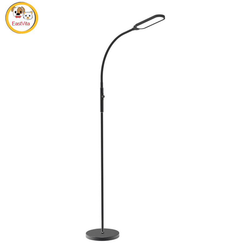 Floor Lamp Flexible Gooseneck Floor Standing Reading Light With Remote And Touch Control Stepless Dimmable LED Floor Light 15W Reading Lamp For Living Room