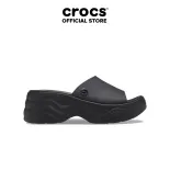 Dép Quai Ngang Nữ Crocs Skyline - Black