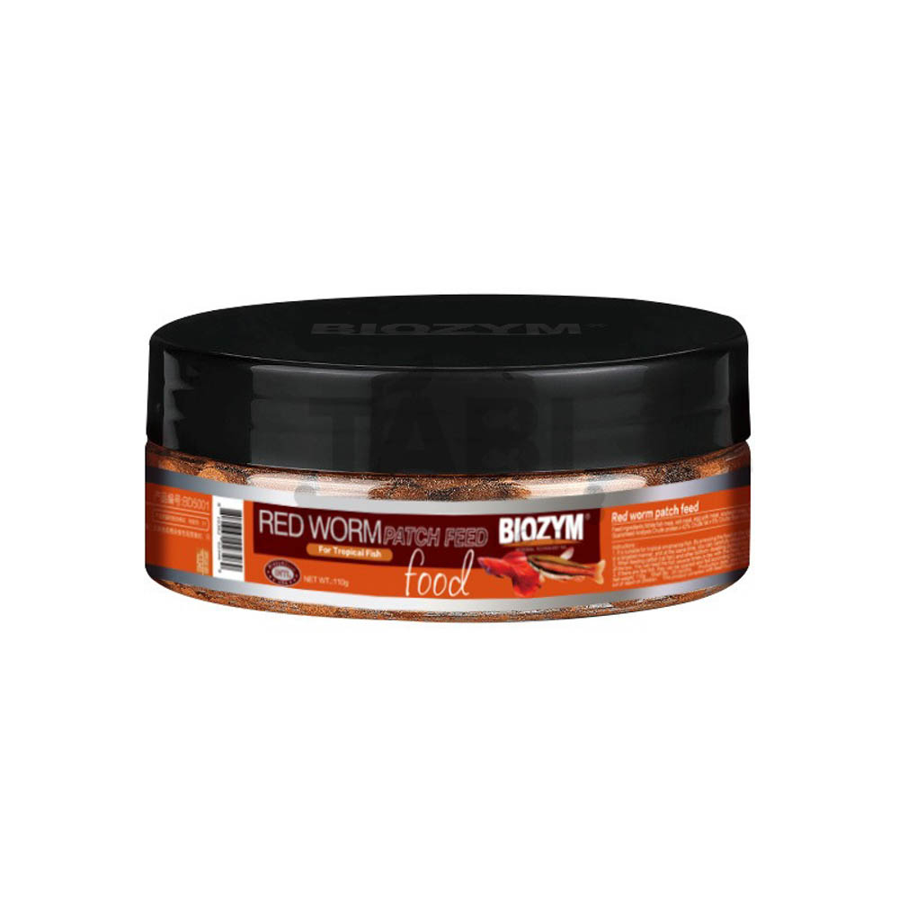 Thức ăn cá trùn chỉ biozym red worm 100g, viên cám dinh dưỡng cao từ trùng chỉ cho cá cảnh