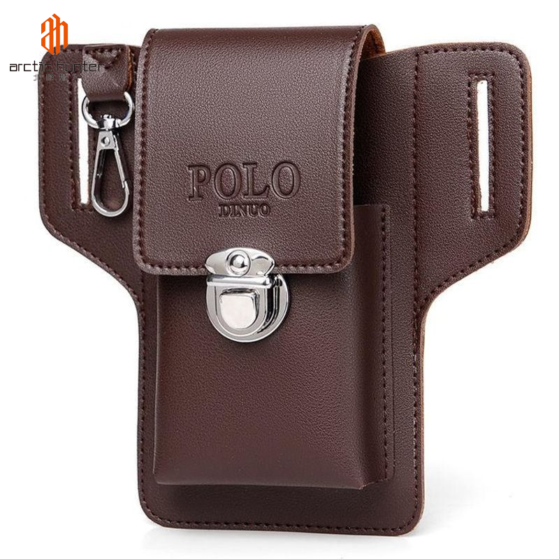 ARCTIC HUNTER túi nam túi xách nam túi đeo túi đeo trước bụng Túi nam Túi đeo hông cho Nam Túi đeo hông bằng da nam với nút cắt và nút bấm