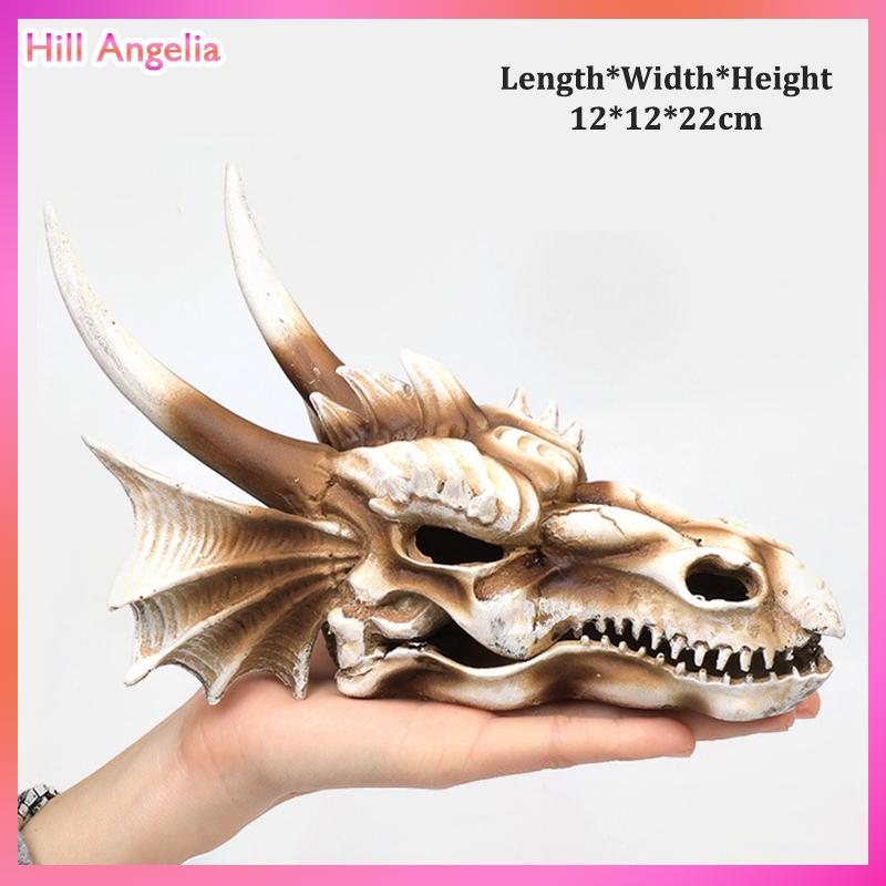 [Hill Angelia] Mô phỏng nhựa động vật hộp sọ trang trí tự làm bể cá bể cá phụ kiện trang trí sáng tạo hộp sọ cảnh quan bể cá trang trí - 7