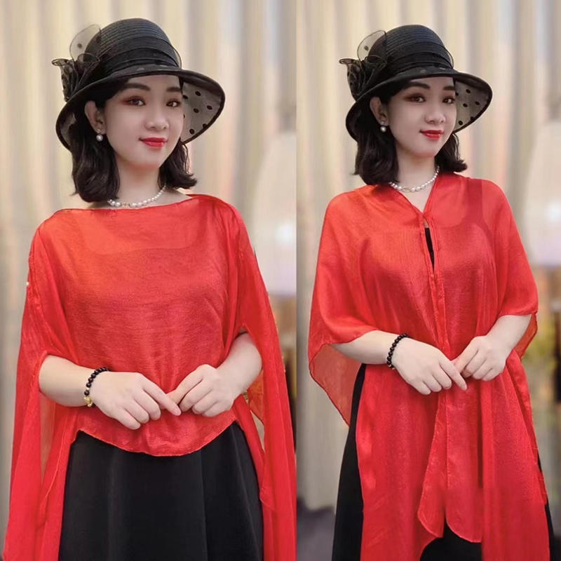 [FinessE] Mới Kem chống nắng khăn choàng mùa hè voan khăn Muffler khăn quàng cổ phụ nữ ngoài trời Kem chống nắng Khăn choàng quấn mềm Bandana hôi bãi biển nữ