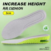 Air Cushion Height Increase Insoles Shock Absorption Shoe Cushion Pads for men and women 1.5/2.5/3cm