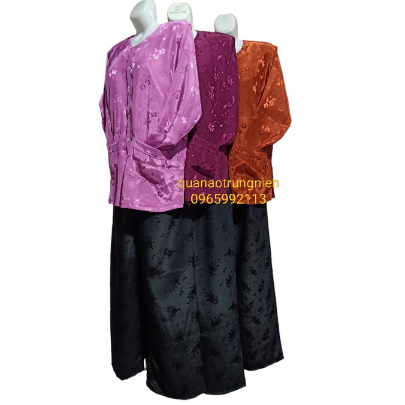 Bộ gấm hoa bà già, bộ bà ba người già