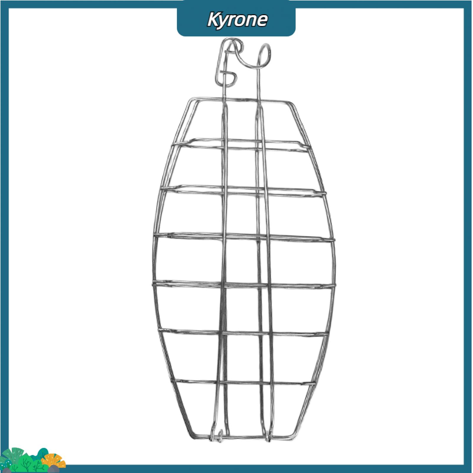 Kyrone Fish Grilling Basket Heat Resistant Fish Rack Stainless Steel Grilled Fish Basket with Adjustable Locking Hinges – Hanging Fish Grill Rack for Whole Fish Seafood Easy Flipping Tool for Bbq ราคา 405 บาท*ส่งฟรี
