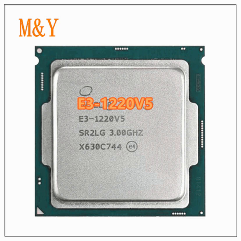 Xeon E3 1220 V5 3GHz 8Mb 4 lõi LGA 1151 CPU Bộ vi xử lý E3-1220V5