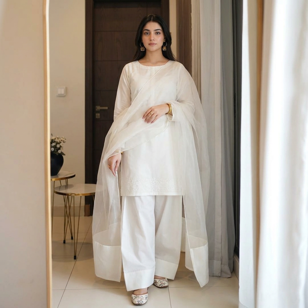 5 Gaz Solid CO-ORD Set – Stitched & Unstitched 2-Piece Dresses for Women & Girls | Trendy Pakistani Fashion