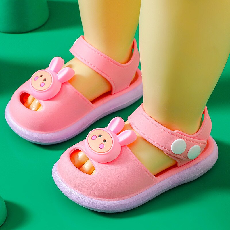 Summer Baby Sandals Cute Rabbit Toddler Clogs Anti