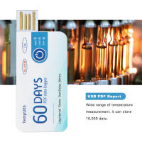 connect PC / Phone Single Use USB Temperature Data Logger Temperature Recorder for transport