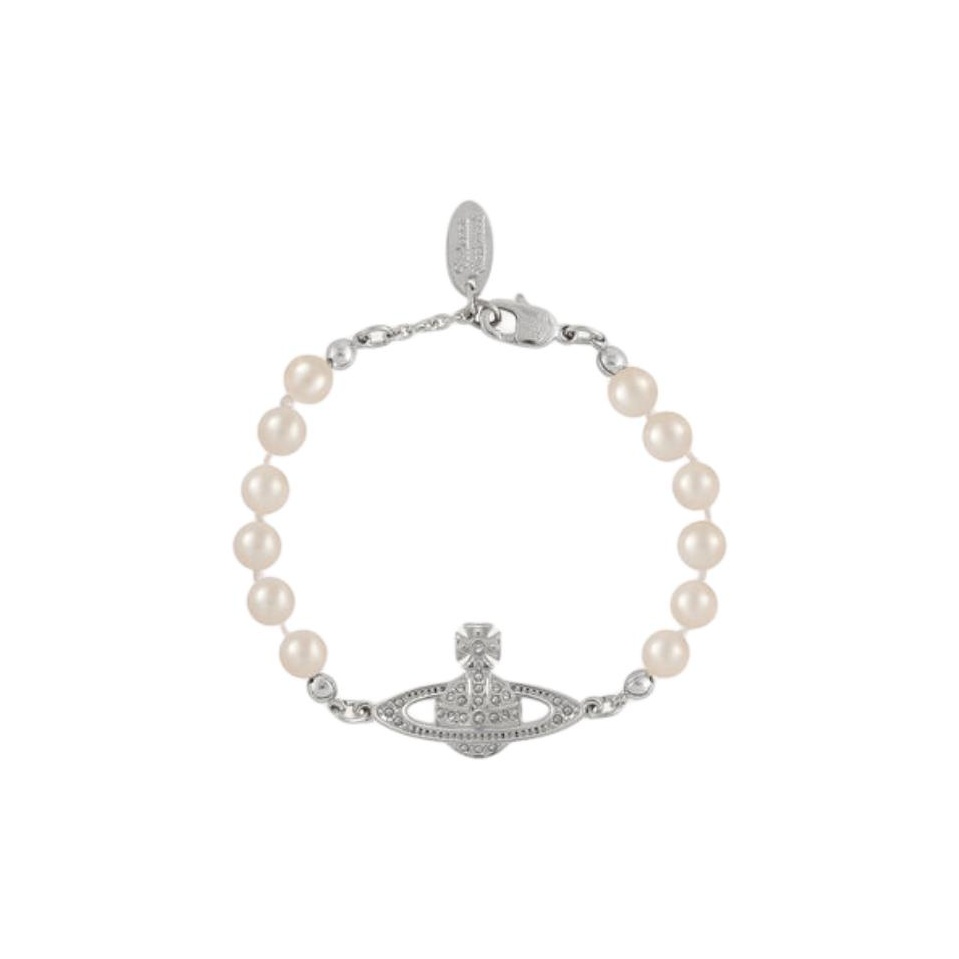 Vivienne Westwood Mini Bas Relief Pearl Bracelets Women's