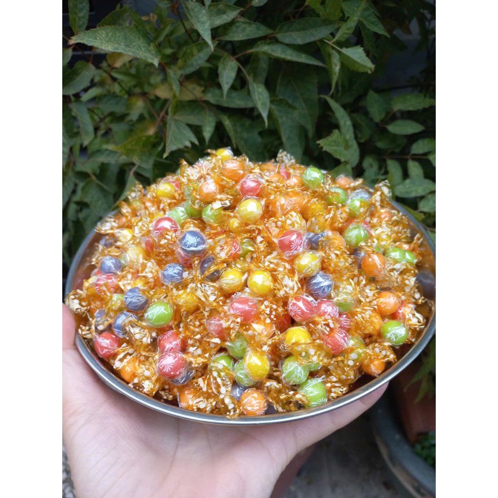 Socola giòn hình viên ngọc 500G socola thơm ngon ít đường - Bánh kẹo đồ ăn vặt candy food