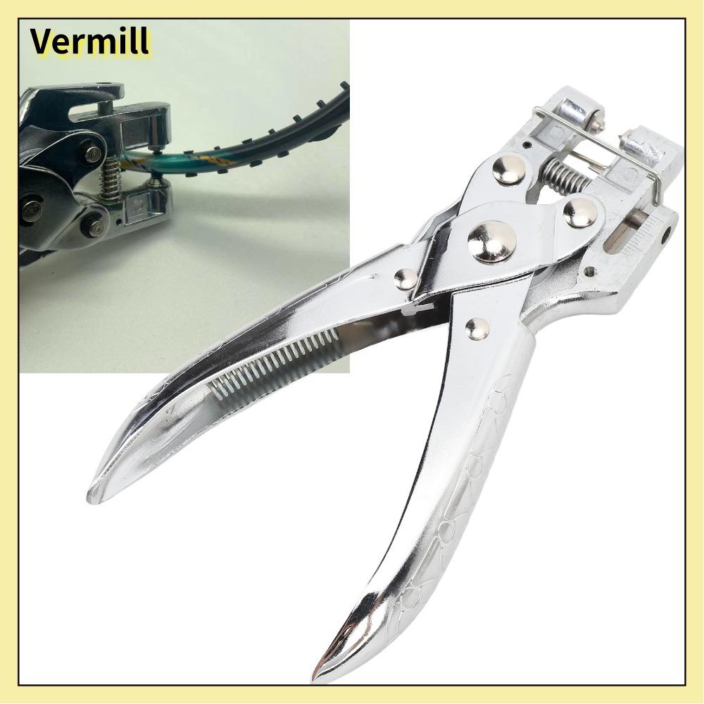 VERMILL Tay cầm công thái học Kìm buộc dây vợt cầu lông Sử dụng chuyên nghiệp Thép tăng cường Máy căng dây tennis Phụ kiện cầu lông Dụng cụ xâu dây Dụng cụ Grommet Vợt cầu lông