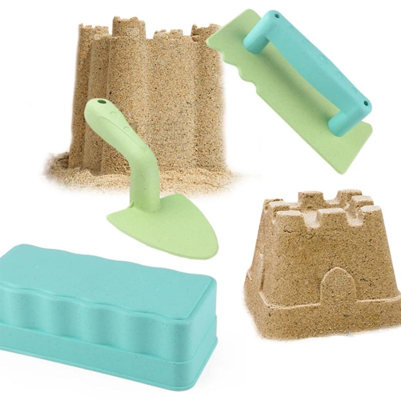 【Youer】 3Pcs Bãi Biển Cát Vui Vẻ Gạch Nhà Sản Xuất Cát Lâu Đài Khuôn Tuyết Đồ Chơi Cho Mùa Đông Và Mùa Hè Xây Dựng Tuyết Outddor Trẻ Em Của Sinh Nhật Đồ Chơi Quà Tặng