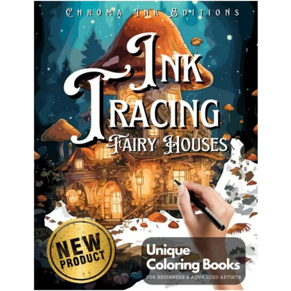 Washable Ink Coloring Book for Children Painting Book Creative Art Toy Gift