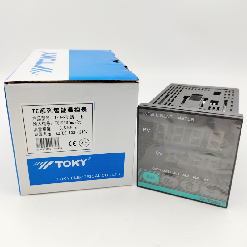 TE7-RB10W | Bộ Điều Khiển Nhiệt Độ TOKY - Tùy Chọn Khác TE7-RB10W TE7-SC18W TE7-DC18W | Rail DIN | Phạm Vi 0~999°C | Độ Chính Xác Cao