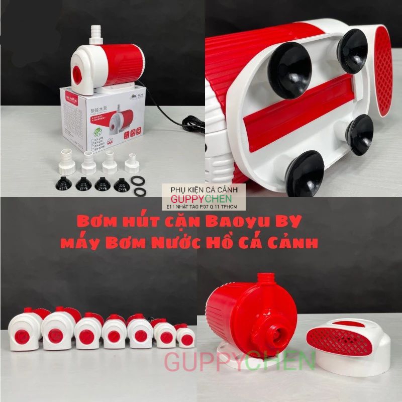 Máy Bơm Chìm Hút Cặn Baoyu Dùng Cho Hồ Cá BY201 BY202 BY203 BY204 BY205 BY206 BY207