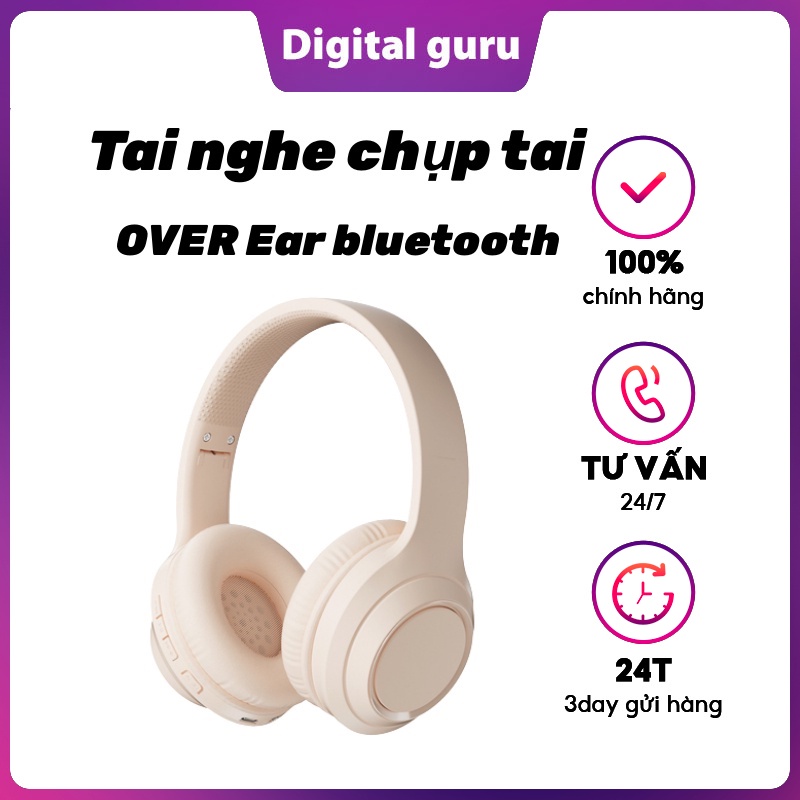 Tai nghe chụp tai SPRISE không dây bluetooth chống ồn gấp lại được tích hợp mi cờ rô