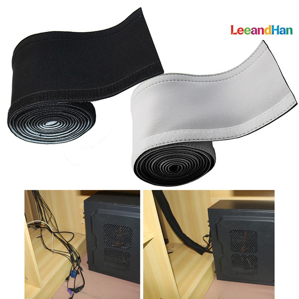 [LeeandHan] Take Control of Cable Clutter with Cut to Length Cable Management Sleeve 100cm Delivery Fast ราคา 74 บาท*ส่งฟรี