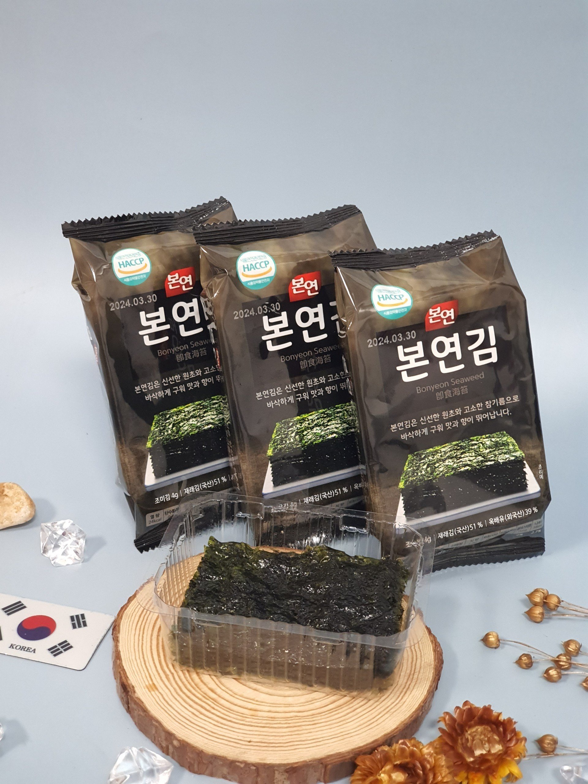 Rong biển ăn liền Hàn Quốc Bonyeon Sea Laver thenewlife0909