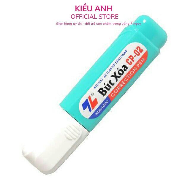 Bút xoá nước Thiên Long, bút xoá cho học sinh 12ml CP-02 vừa tầm tay, thuận tiện khi sử dụng.