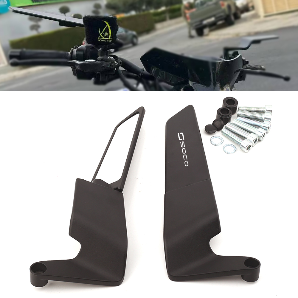 Cho siêu soco CPX cumini cux TC 50 TC Max wanderer tcmax tc50 gương xe mô tô tàng hình winglets 1 cặ