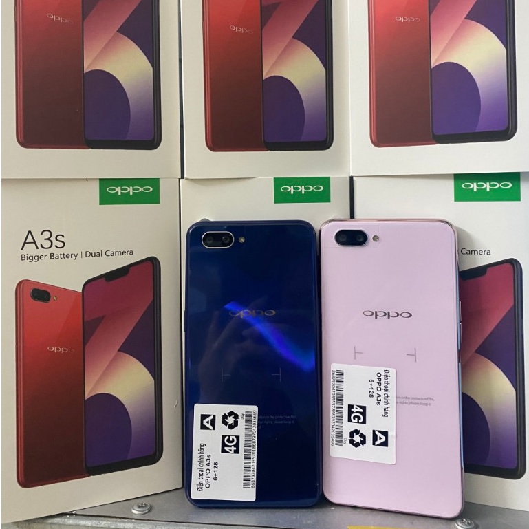 Điện thoại Smartphone Oppo A3s Ram 6G Bộ nhớ 128G mới 100%. BẢO HÀNH 06 THÁNG. 1 ĐỔI 1 TRONG 2 THÁNG