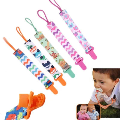 BONVC Cute Child Teether Cartoon Anti-drop clip Holder Dummy Pacifier Clip Nipple Holder Baby Pacifier Pacifier Chain