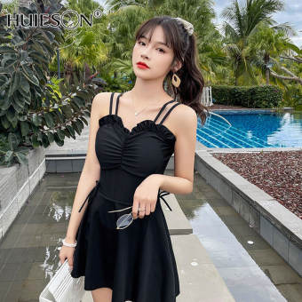 Váy một mảnh đồ bơi của nữ học sinh mùa hè trông mỏng và che bụng bảo thủ đồ bơi suối nước nóng
