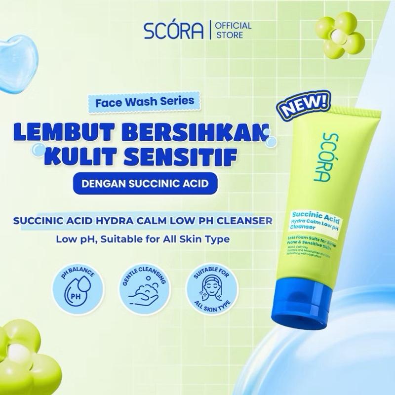 SCORA Face Wash -All Series -100ML -Acid Gentle Low pH Cleanser salicylic acid cleanser D Panthen...