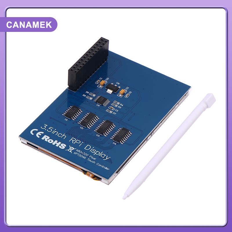 【CANAMEK】 3.5นิ้วสำหรับ Raspberry Pi Display Module 3.5 หน้าจอสัมผัสแสดงผล320 × 480 TFT หน้าจอสัมผัสพร้อมปากกาสัมผัสสำหรับ Raspberry Pi A, ราคา 329 บาท*ส่งฟรี